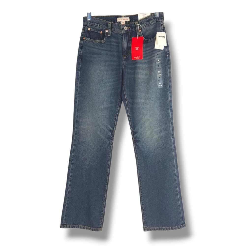 Lucky Brand Easy Rider Bootcut Jeans Medium Wash KND Stretch Denim 2/26R